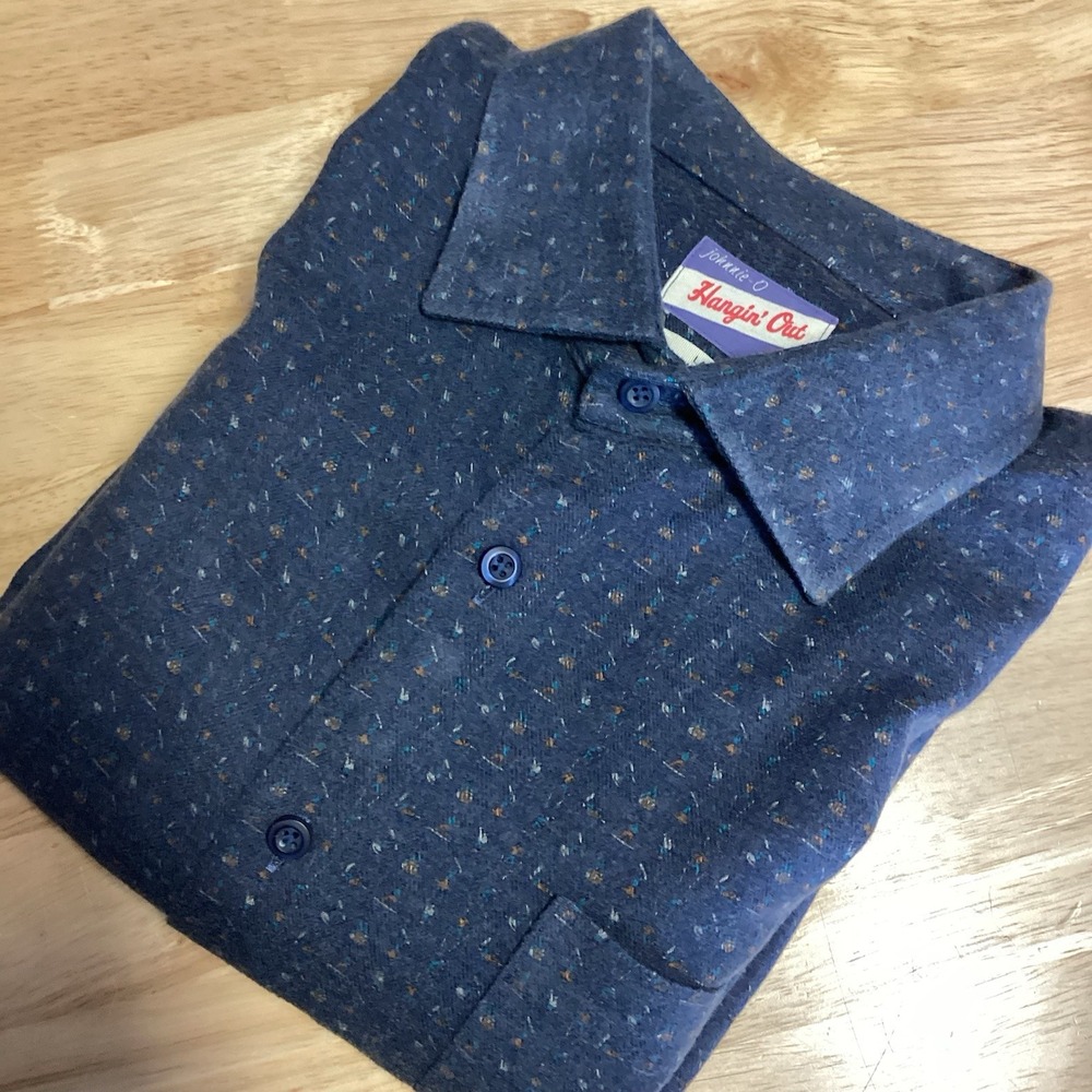 Mens Johnnie-O Pappas Long Sleeve Button Down Flannel- Skiing & Snowboarding- Lg